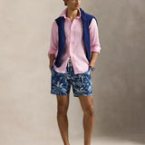 Camisa POLO RALPH LAUREN Lino Custom Slim Pink