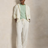 Sudadera POLO RALPH LAUREN de Felpa Teñida en Prenda Color Crema