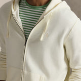 Sudadera POLO RALPH LAUREN de Felpa Teñida en Prenda Color Crema