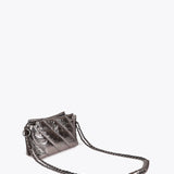 Bolso LOLA CASADEMUNT Bandolera Acolchada Tejido Metalizado