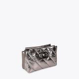 Bolso LOLA CASADEMUNT Bandolera Acolchada Tejido Metalizado