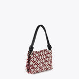 Bolso LOLA CASADEMUNT Bandolera Tejido Jacquard LC Flocado