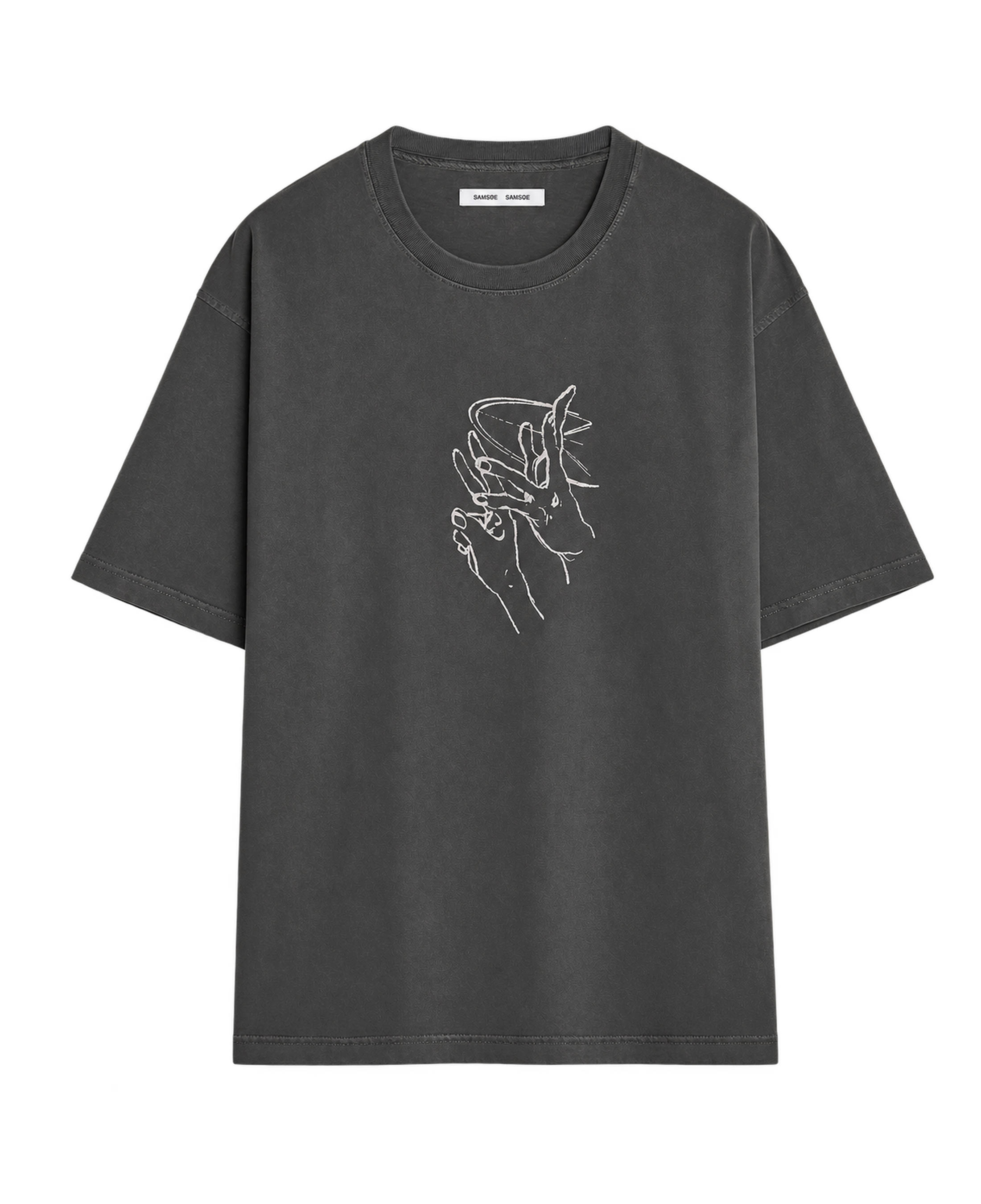Camiseta SAMSØE SAMSØE Sagiles Black Lines