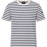 Camiseta SAINT JAMES Plouider II Ecru Marine