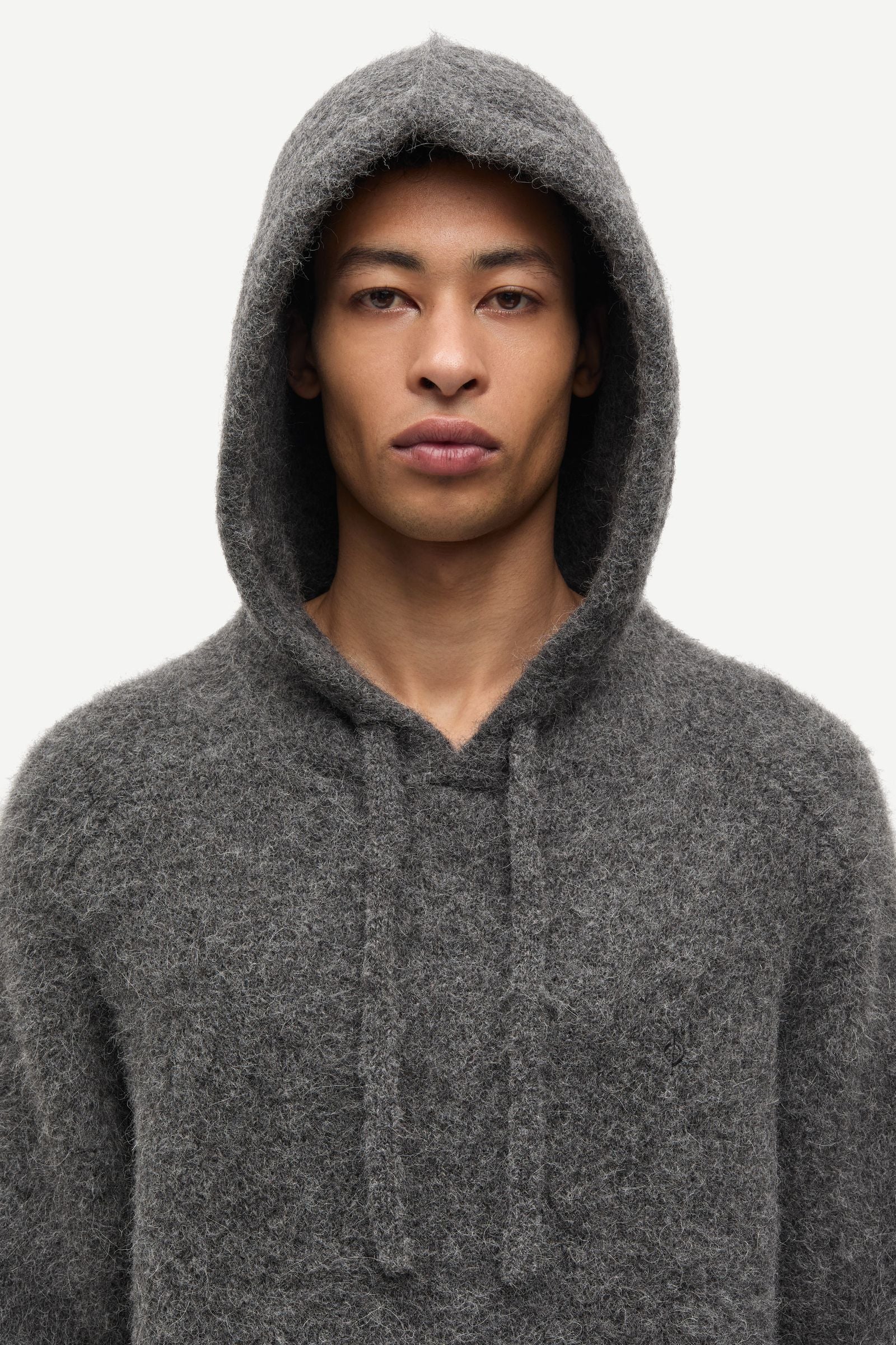 Hoodie Sajob 15425 SAMSØE SAMSØE en Dark Grey Mel. · vista 2