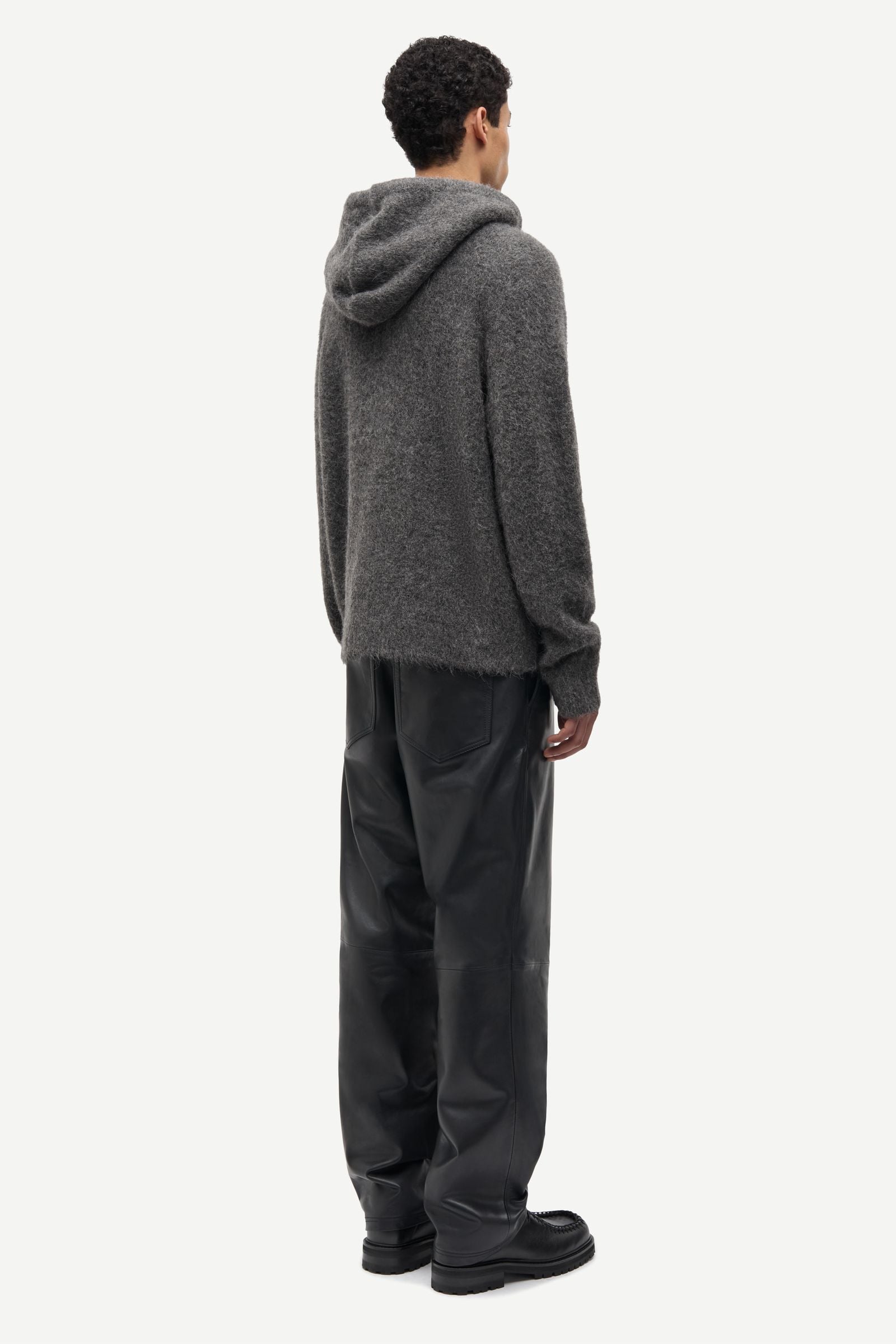 Hoodie Sajob 15425 SAMSØE SAMSØE en Dark Grey Mel. · vista 3