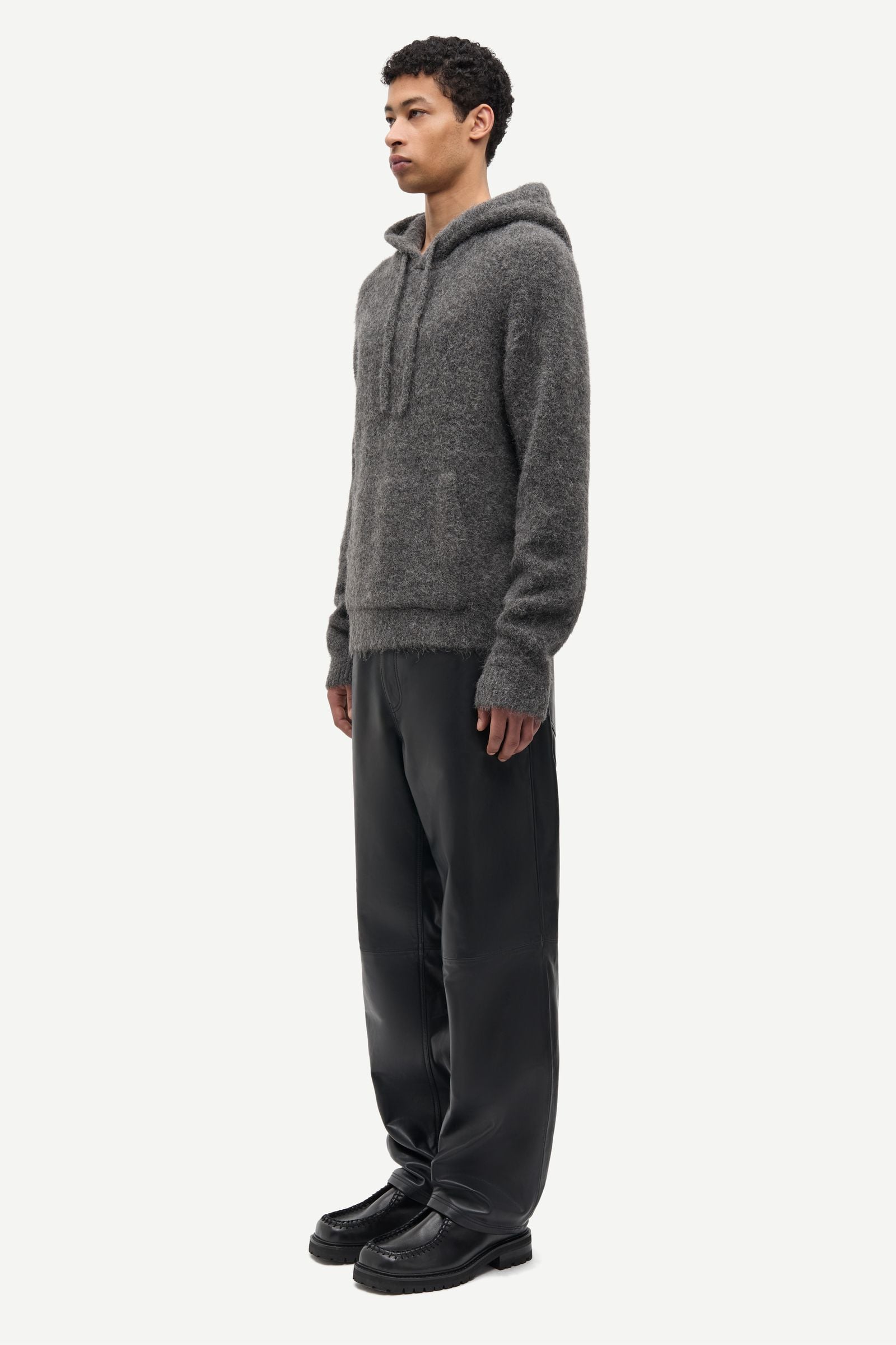 Hoodie Sajob 15425 SAMSØE SAMSØE en Dark Grey Mel. · vista 4