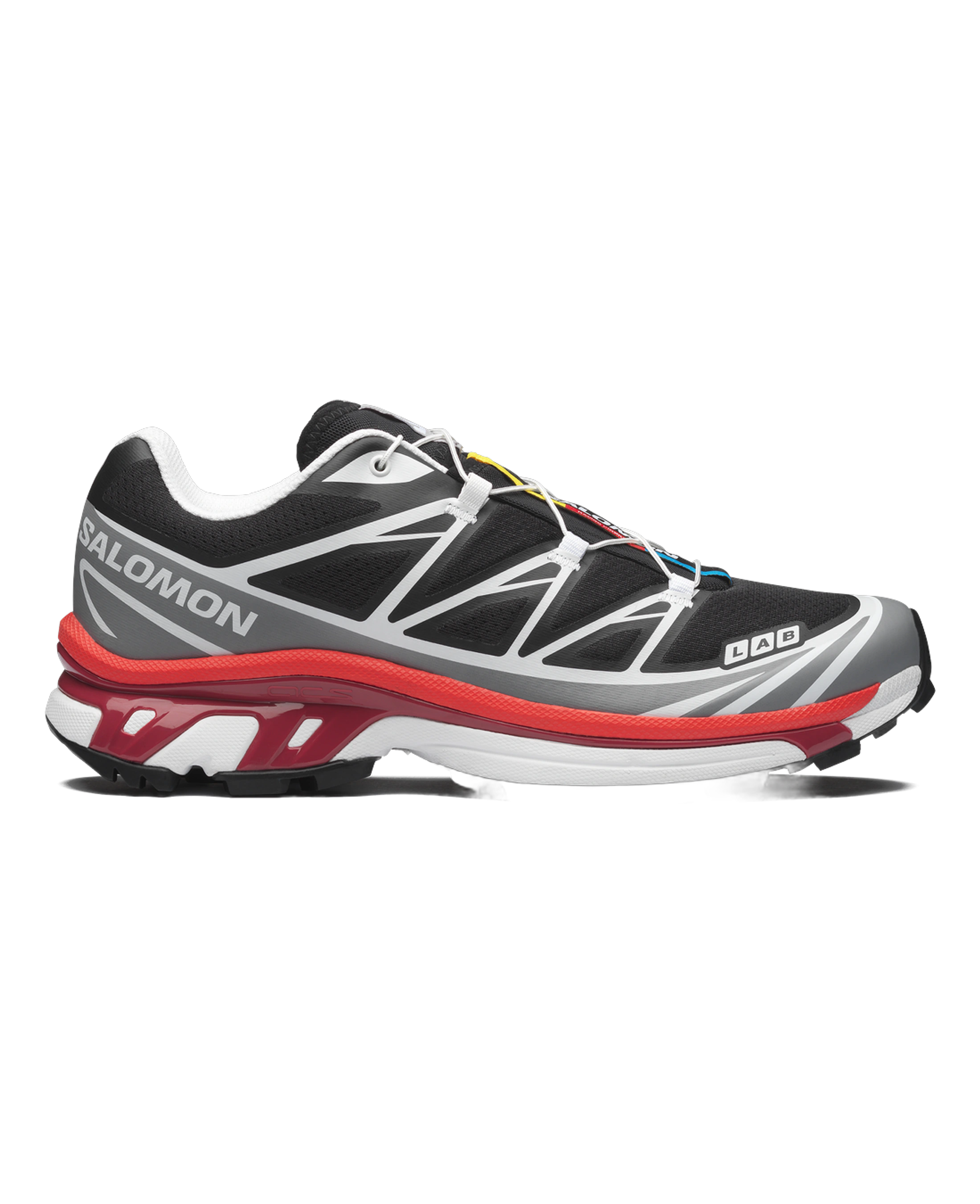 Salomon XT-6 Alloy Black Lava Falls — vista lateral