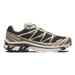 Salomon XT-6 Black Coffee Burro Bitter Chocolate — vista lateral