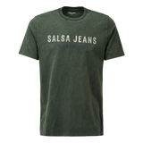 Camiseta SALSA JEANS con Logo Dark Green
