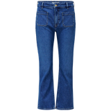 SALSA JEANS Faith Push In Cropped Flare Medium Wash Jeans