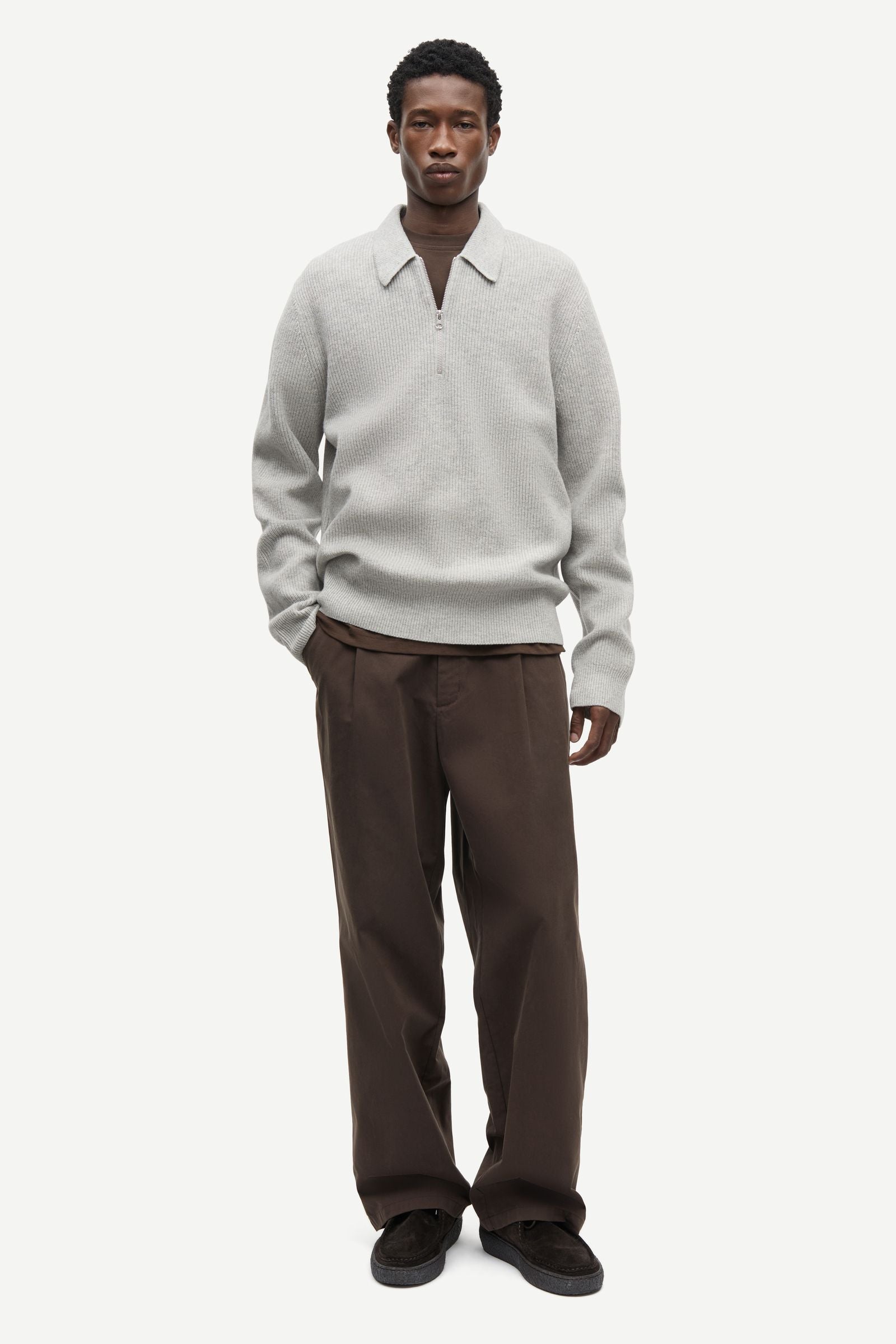 SAMSØE SAMSØE Saisaks Grey Melange foto oficial 5
