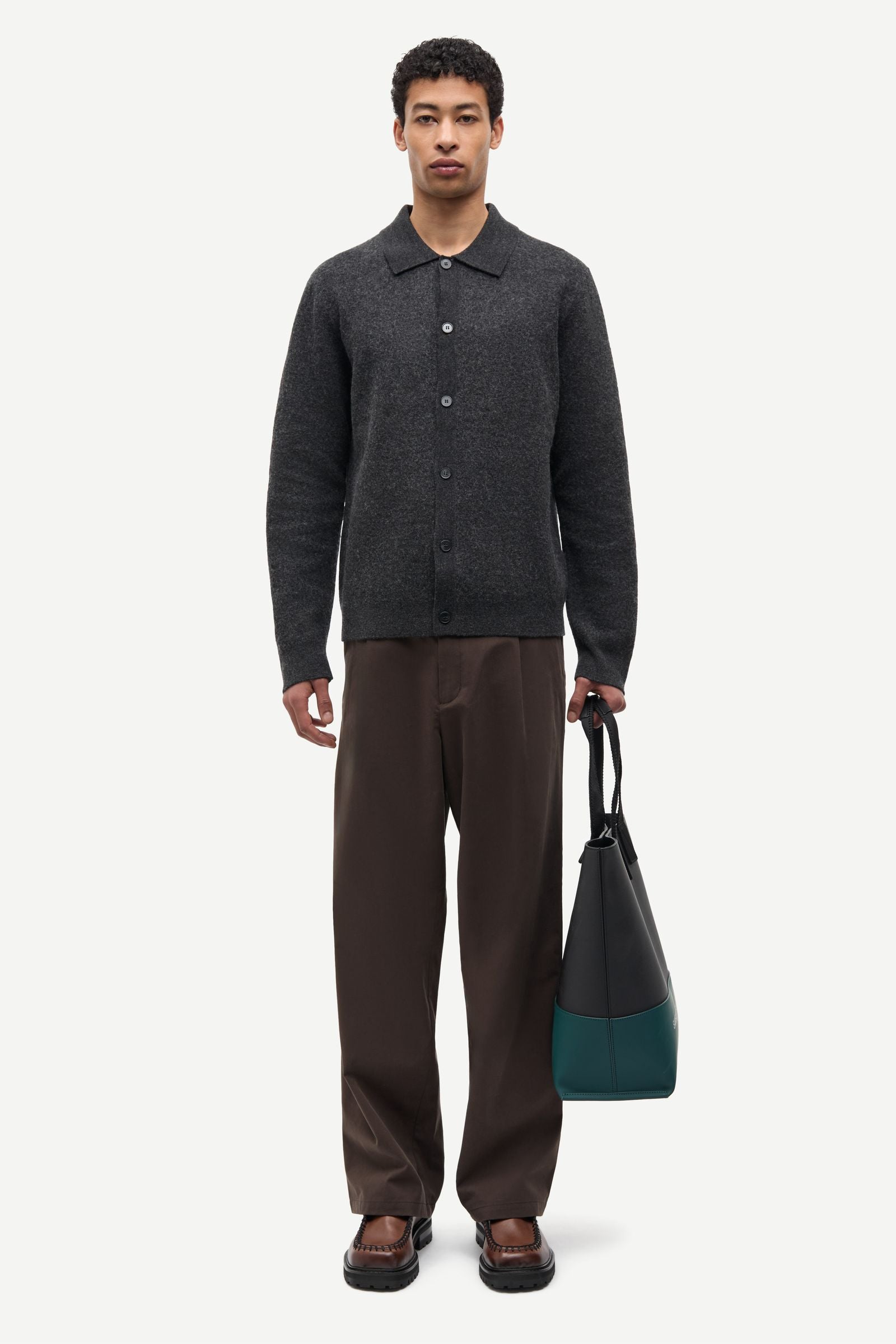 SAMSØE SAMSØE Sarichard Dark Grey Melange foto oficial 5