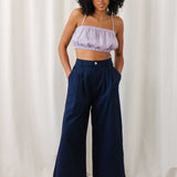 TWOTHIRDS Pants Sandhamn Blue Night