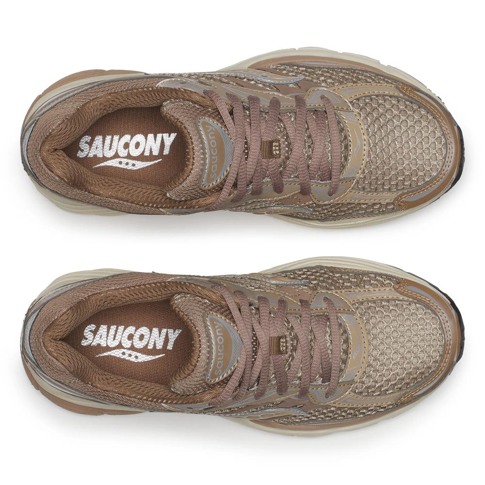 Saucony ProGrid Omni 9 Saddle Eggshell — vista superior