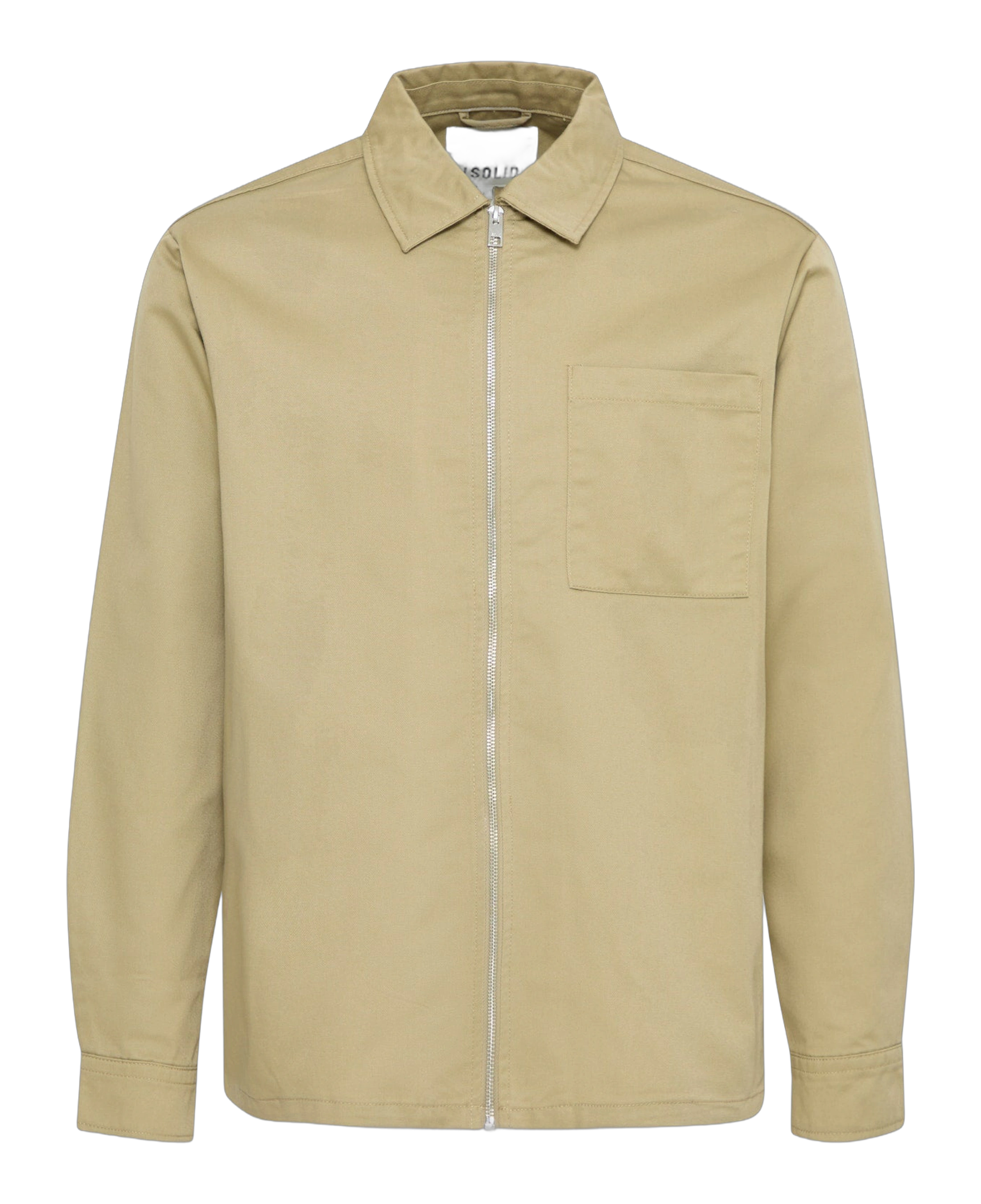 Solid SDELON Zipper Tree House Beige — vista frontal