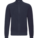 Solid SDVIAN Cardigan Insignia Blue — vista frontal
