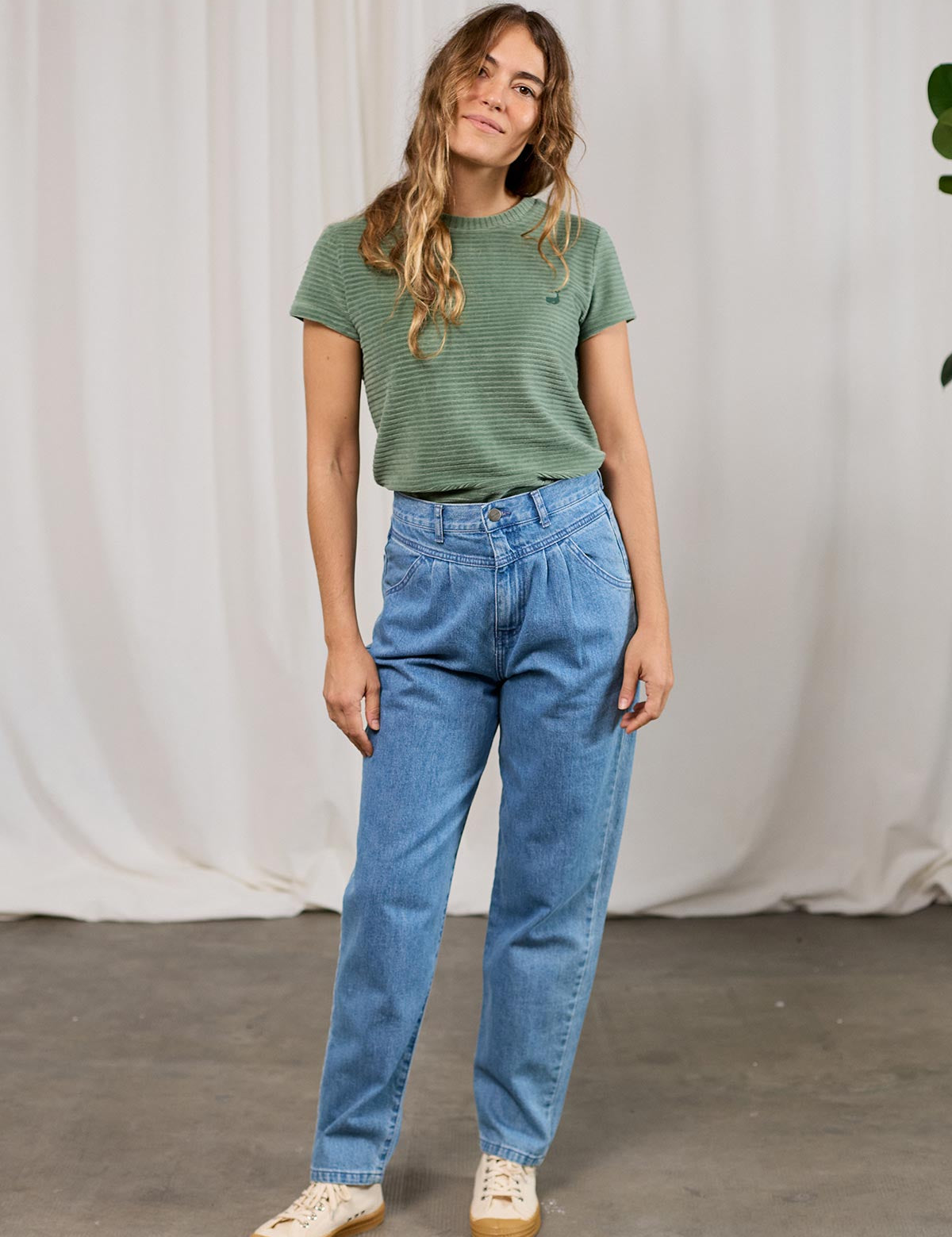 Top TWOTHIRDS Ariadna Dusty Green - imagen 4
