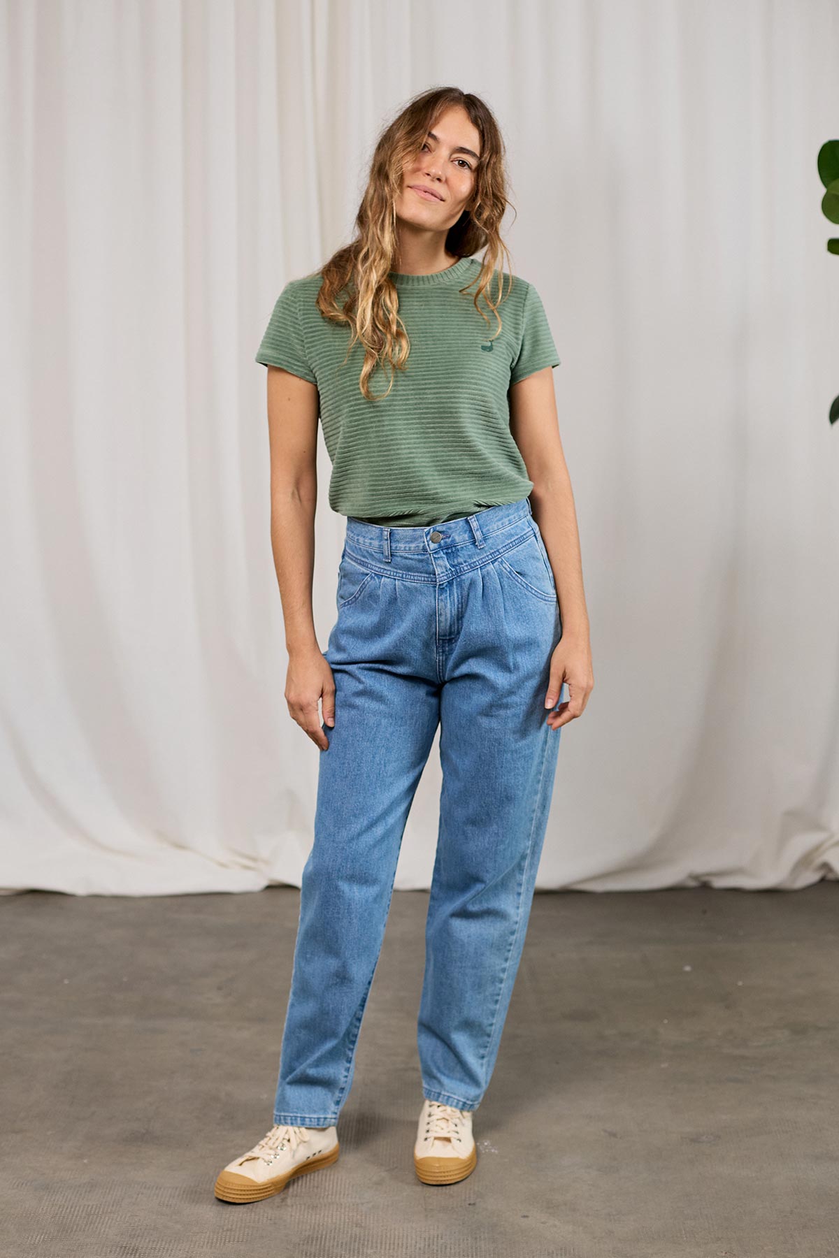 Top TWOTHIRDS Ariadna Dusty Green - imagen 4