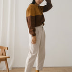 Jersey TWOTHIRDS Teresa Bicolour Terracotta - imagen 4