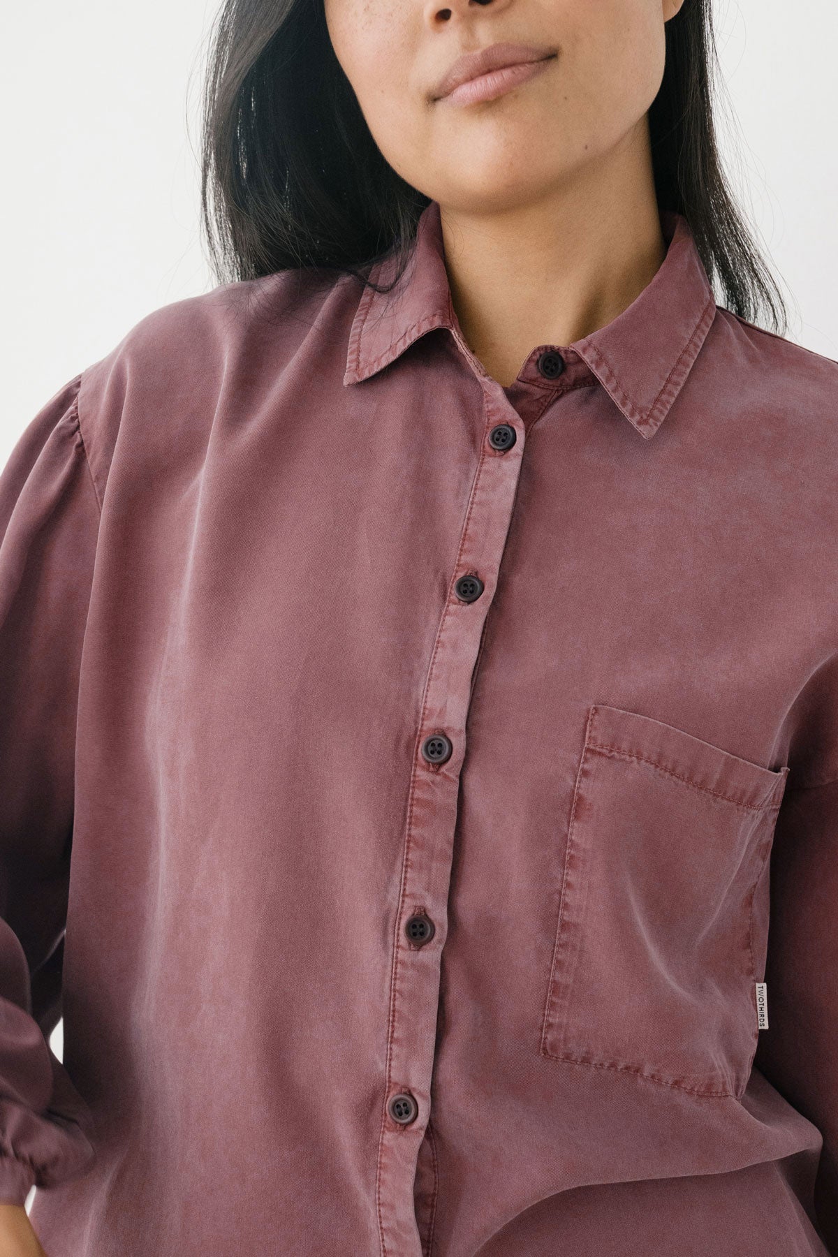 Camisa TWOTHIRDS Recco Wine - imagen 6