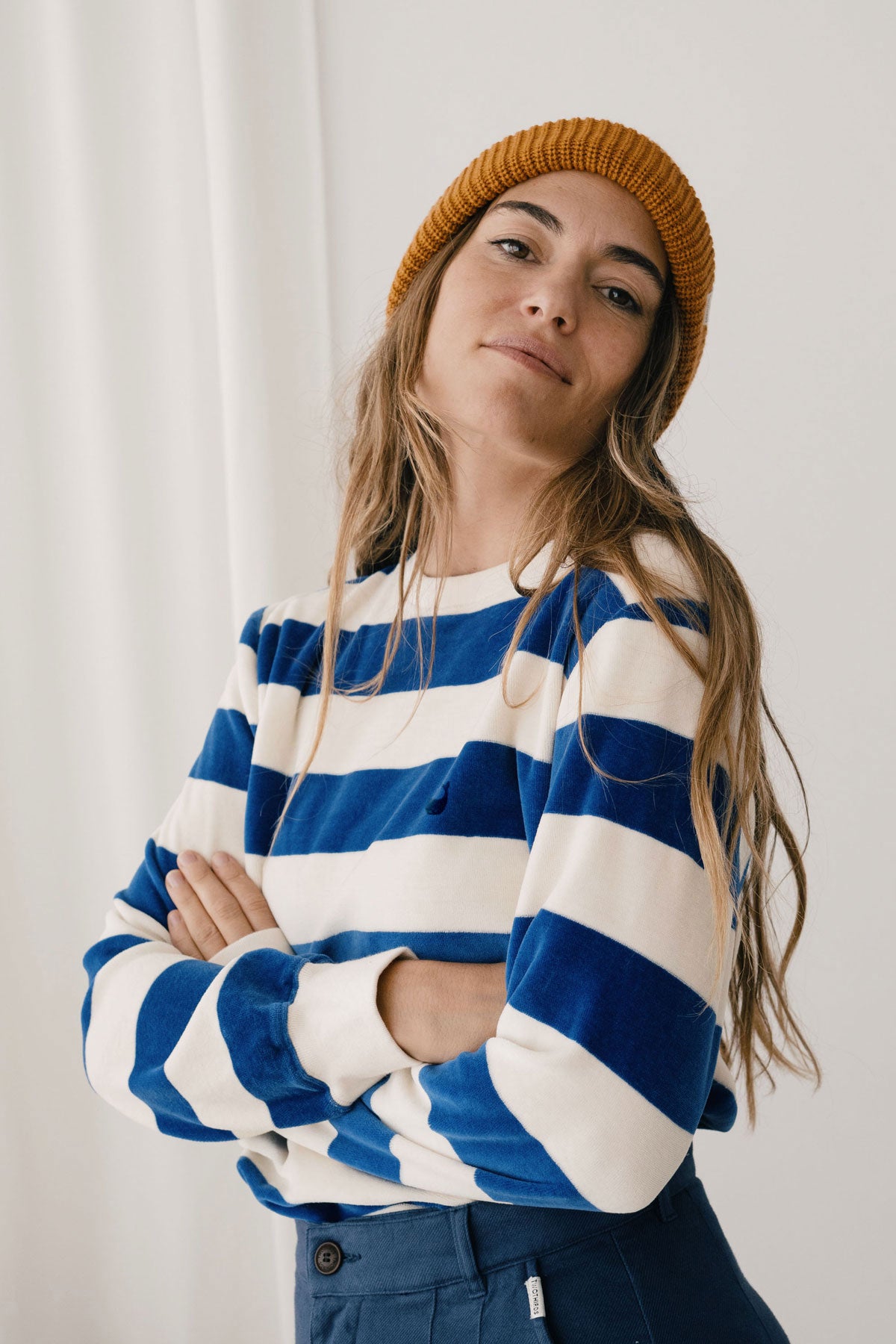 Sudadera TWOTHIRDS Hawi Ultramarine Stripes - imagen 3