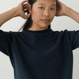 Sudadera TWOTHIRDS Faial Diplomatic Navy Stripes - imagen 3