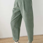 Pantalón TWOTHIRDS Haruku Corduroy Washed Green - imagen 3