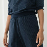 Pantalón TWOTHIRDS Maipo Diplomatic Navy Stripes - imagen 6
