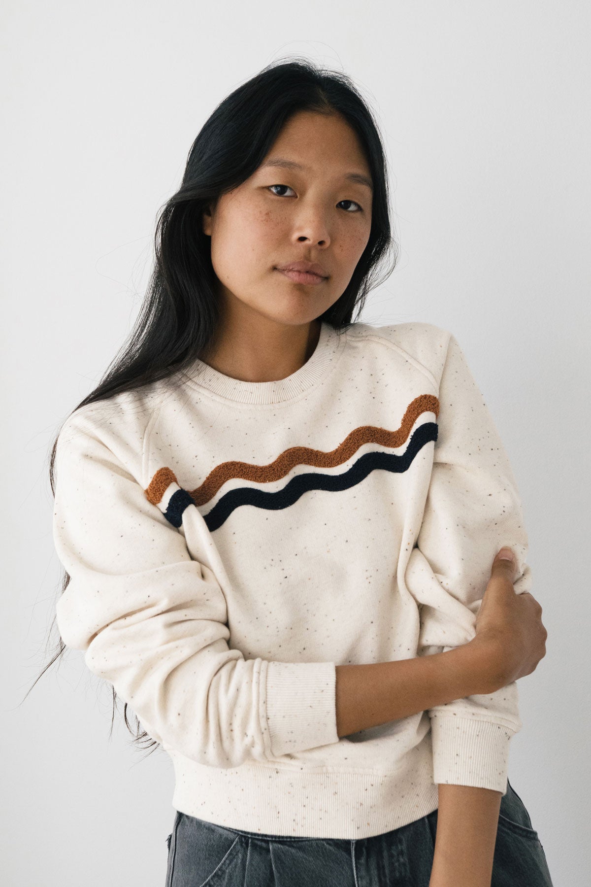 Sudadera TWOTHIRDS Fassol Ecru Neps - imagen 6