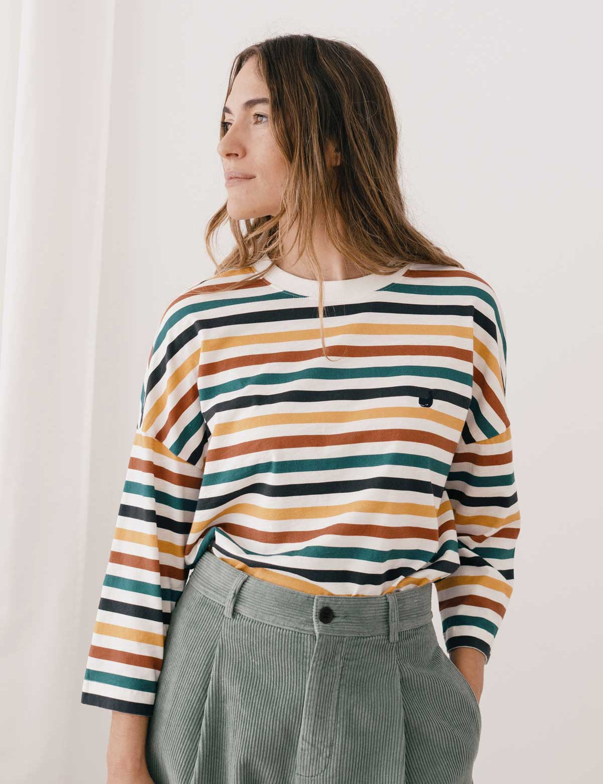 Camiseta TWOTHIRDS Monuriki Stripes - imagen 3