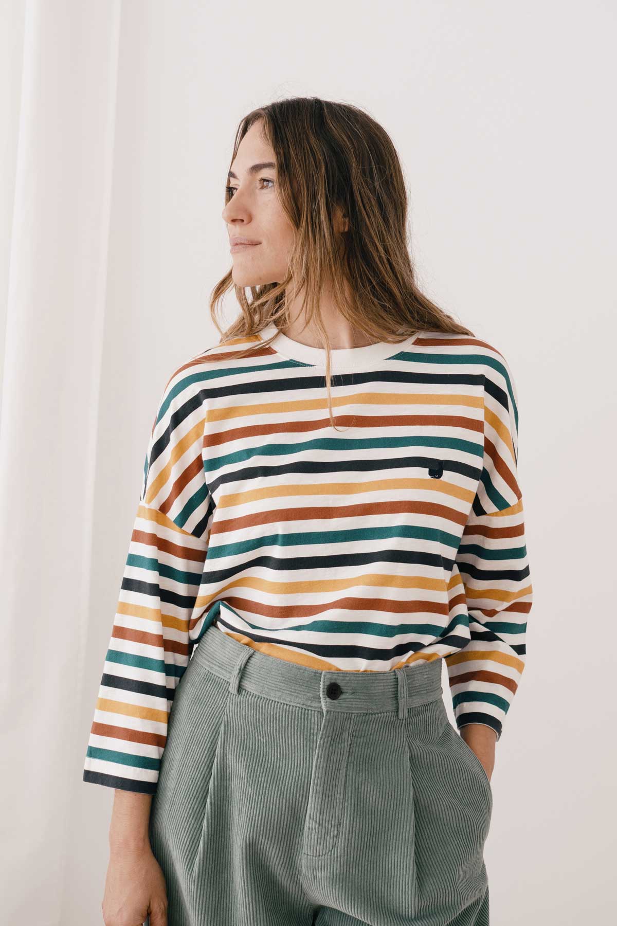 Camiseta TWOTHIRDS Monuriki Stripes - imagen 3