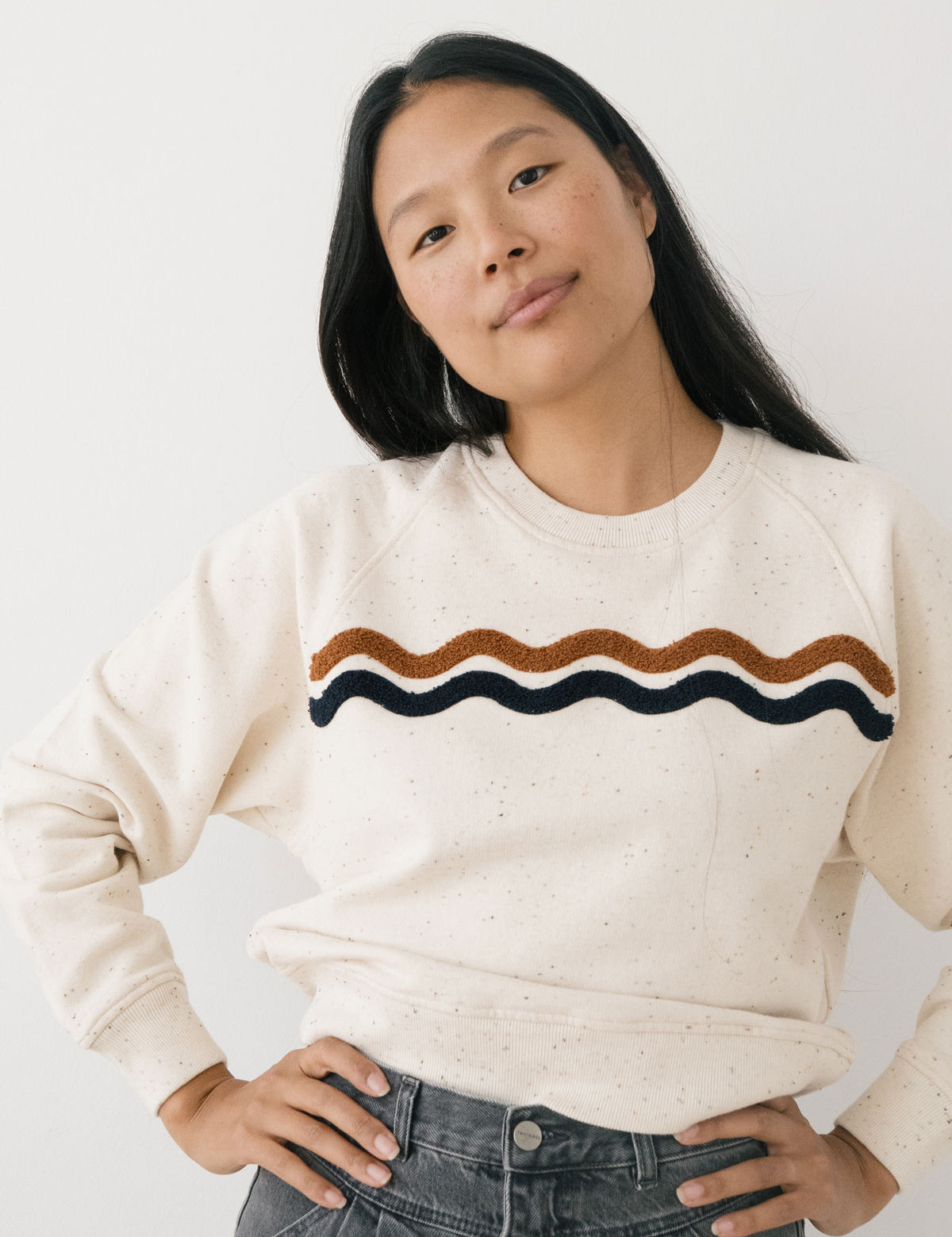 Sudadera TWOTHIRDS Fassol Ecru Neps - imagen 3