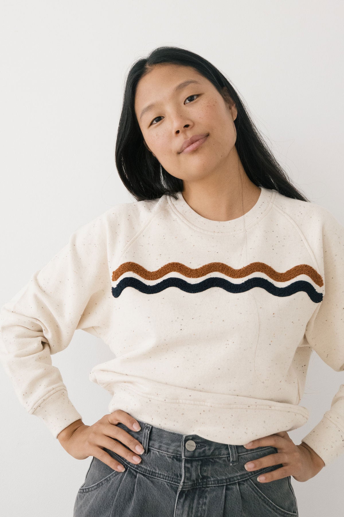 Sudadera TWOTHIRDS Fassol Ecru Neps - imagen 3