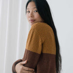 Jersey TWOTHIRDS Teresa Bicolour Terracotta - imagen 5
