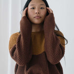Jersey TWOTHIRDS Teresa Bicolour Terracotta - imagen 6