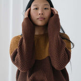 Jersey TWOTHIRDS Teresa Bicolour Terracotta - imagen 6