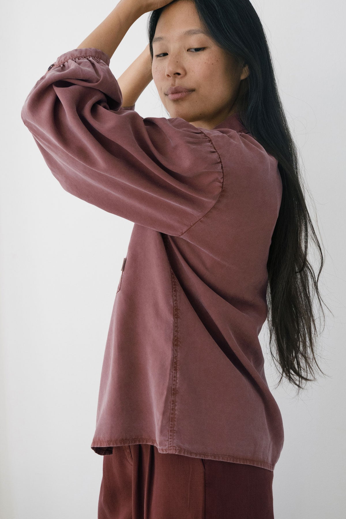Camisa TWOTHIRDS Recco Wine - imagen 5
