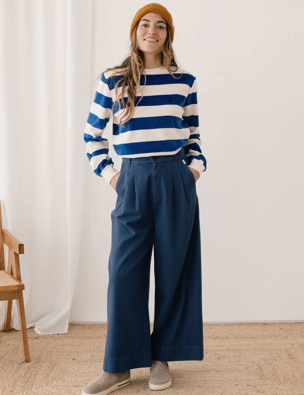 Sudadera TWOTHIRDS Hawi Ultramarine Stripes - imagen 4