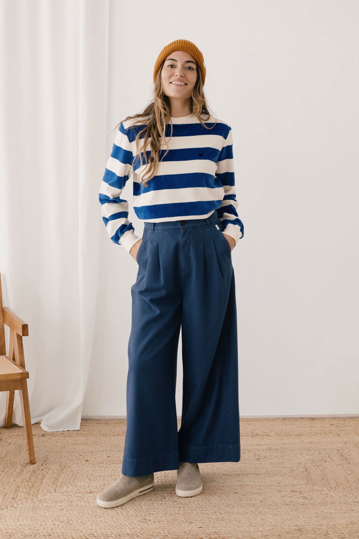 Sudadera TWOTHIRDS Hawi Ultramarine Stripes - imagen 4