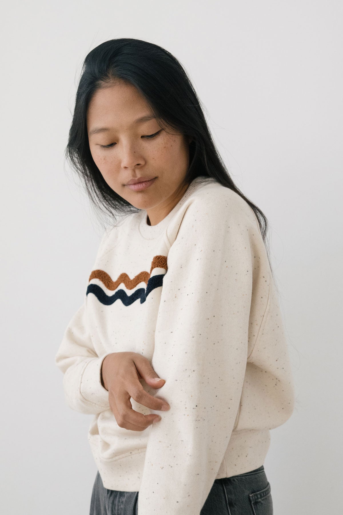Sudadera TWOTHIRDS Fassol Ecru Neps - imagen 4