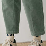Pantalón TWOTHIRDS Haruku Corduroy Washed Green - imagen 6