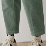 Pantalón TWOTHIRDS Haruku Corduroy Washed Green - imagen 6