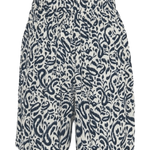 Shorts ICHI Marrakech Aop Total Eclipse Paisley - ECRU