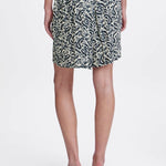 Shorts ICHI Marrakech Aop Total Eclipse Paisley - ECRU