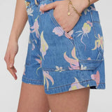 Shorts Nümph Nubilly Light Blue - ECRU