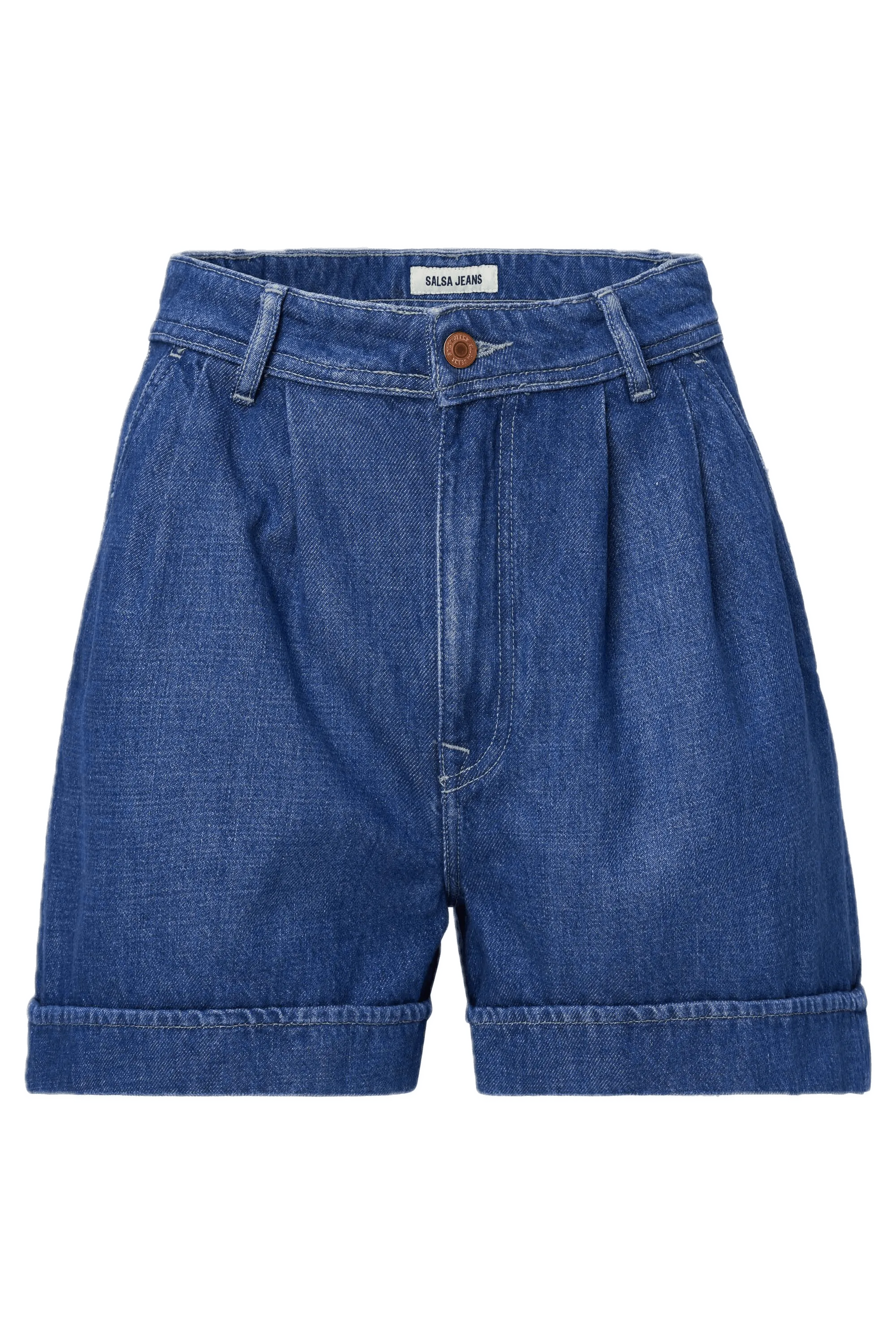 Shorts Salsa Jeans Baggy Bright Blue - ECRU