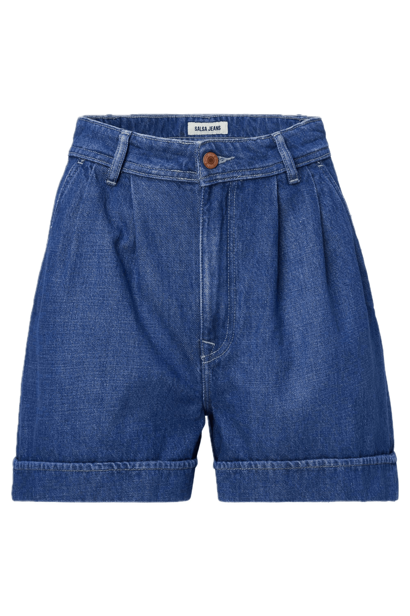Shorts Salsa Jeans Baggy Bright Blue - ECRU