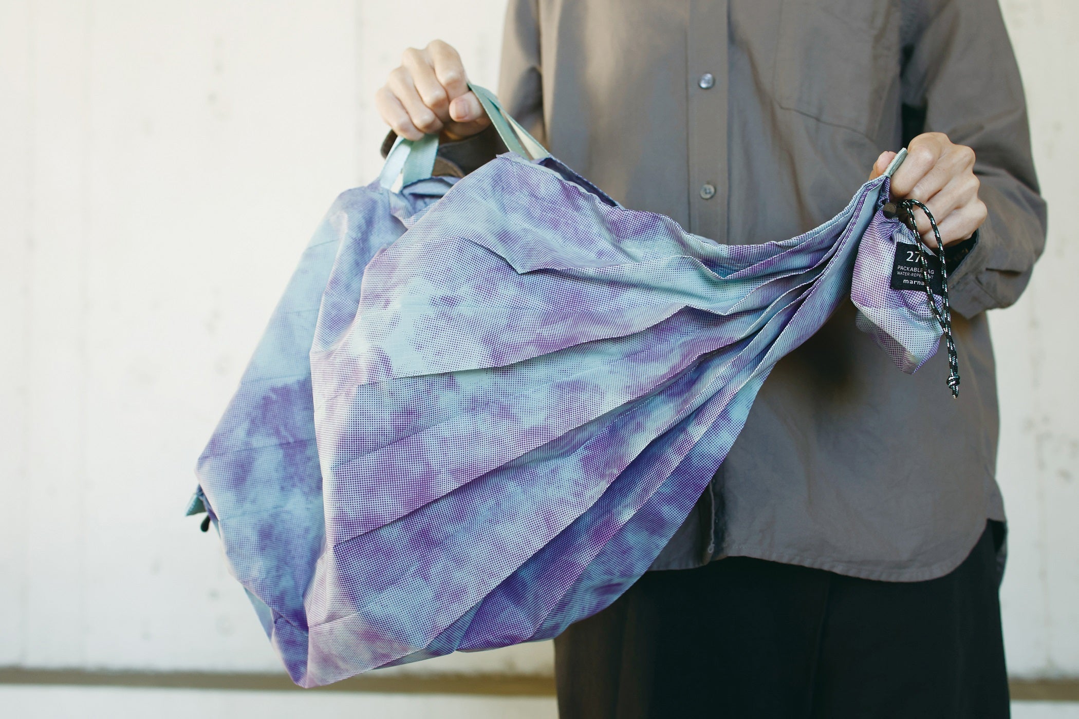 Bolsa SHUPATTO Packable Bag 27 L Evening Mist, vista adicional 6