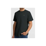 Camiseta Silbon clásica minilogo verde oscuro - frontal